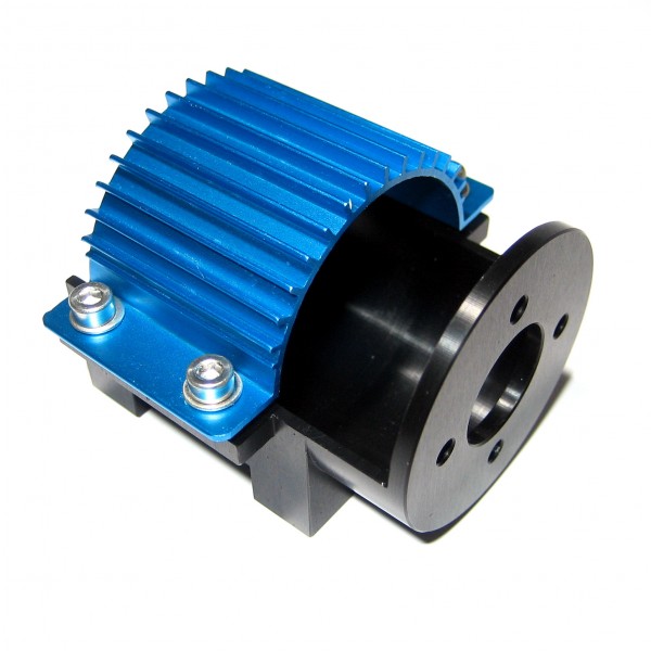 IN-RACING Motorhalter Nr. 3.36 black/blue (36,5 mm)
